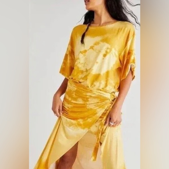 NWOT Free People Alyssa Wrap Dress - Picture 1 of 10